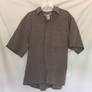 Untied men’s button shirt